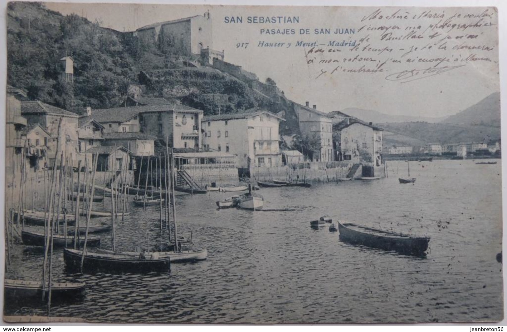 SAN SEBASTIAN PASAJES DE SAN JUAN - CPA 1904 - Guipúzcoa (San Sebastián)