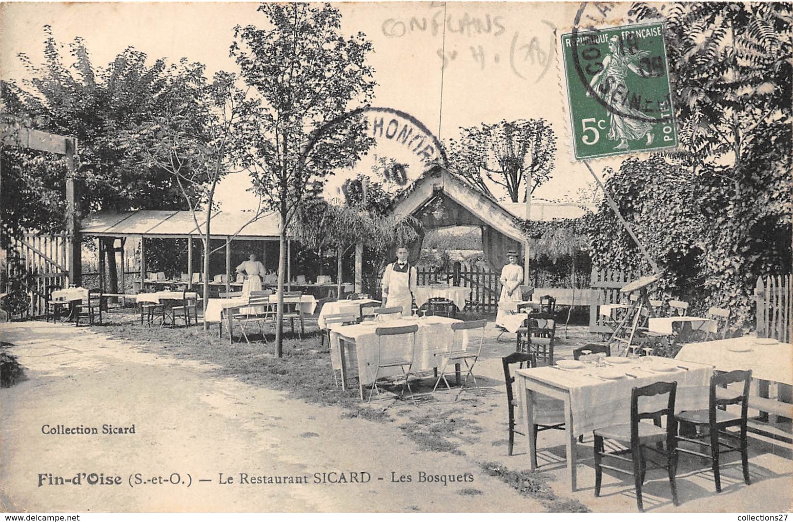 78-CONFLANS- LE RESTAURANT SICARD - LES BOSQUETS - Conflans Saint Honorine