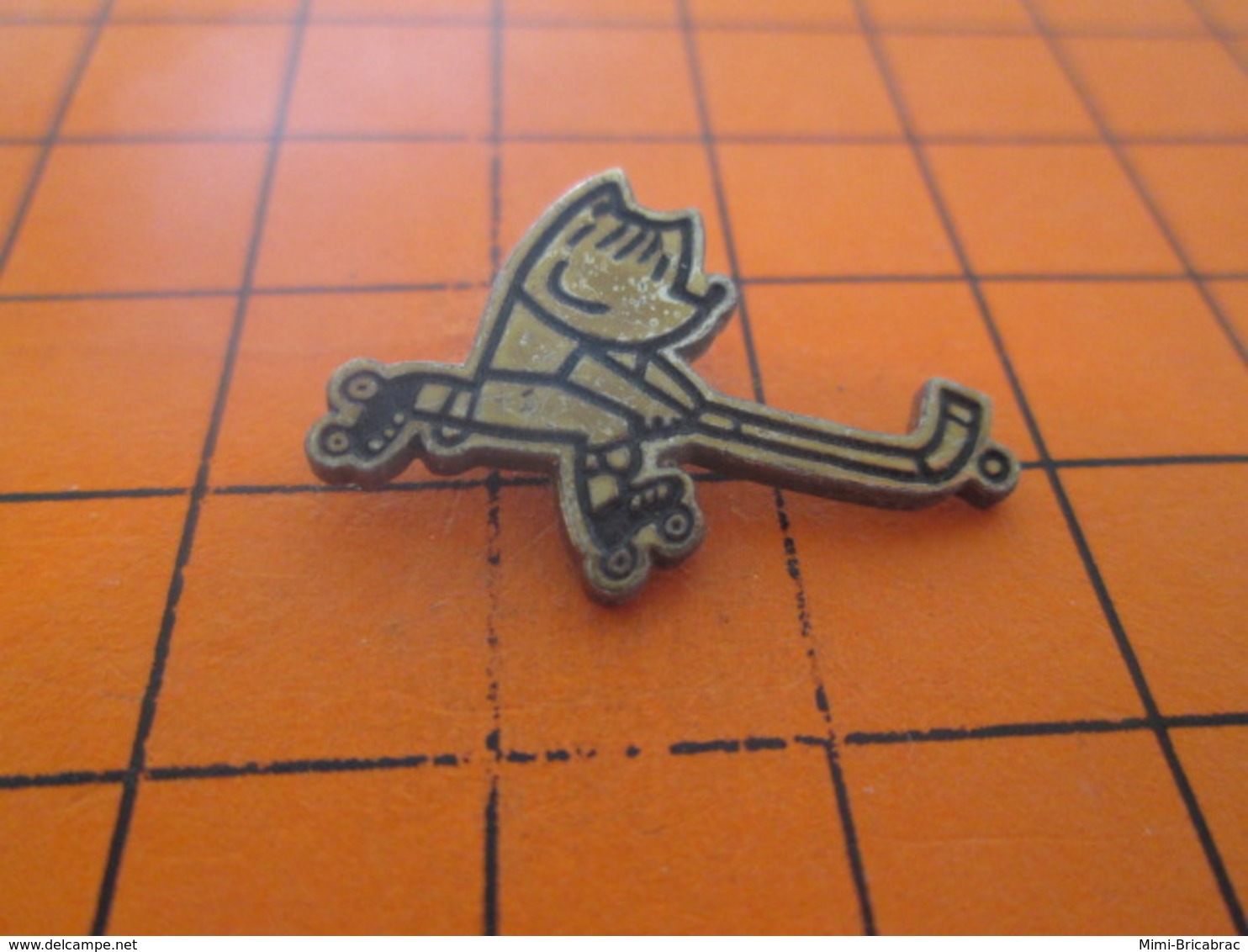 313F PIN'S PINS / Rare Et De Belle Qualité ! / Thème JEUX OLYMPIQUES / BARCELONA 1992 MASCOTTE ROLLER-HOCKEY Okkkkkkkèè? - Jeux Olympiques