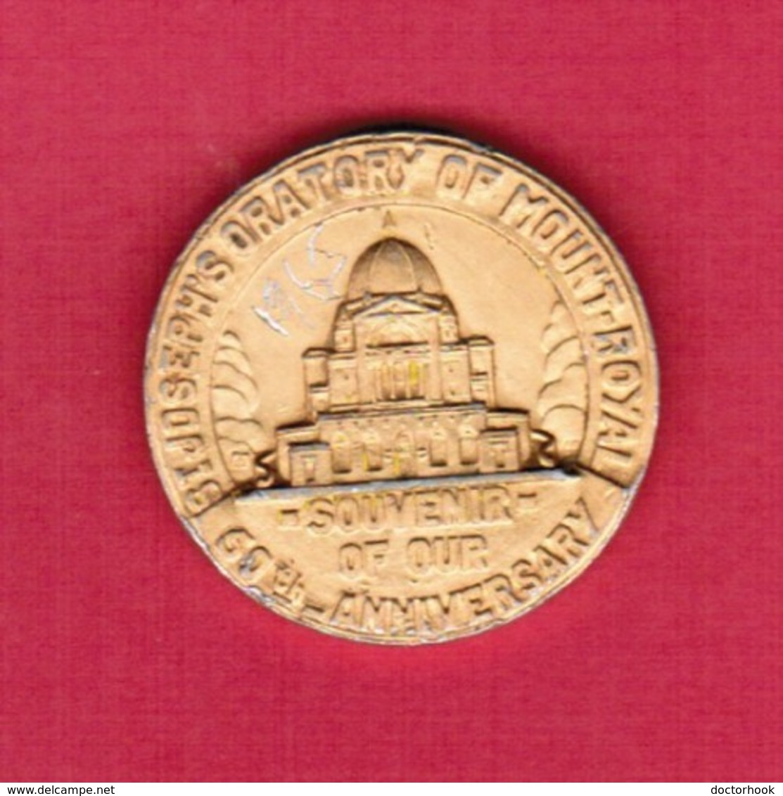 CANADA   60th ANNIVERSARY Of ST.JOSEPH'S ORATORY---BROTHER ANDRE MEDAL---SCARCE (T-35) - Sonstige & Ohne Zuordnung