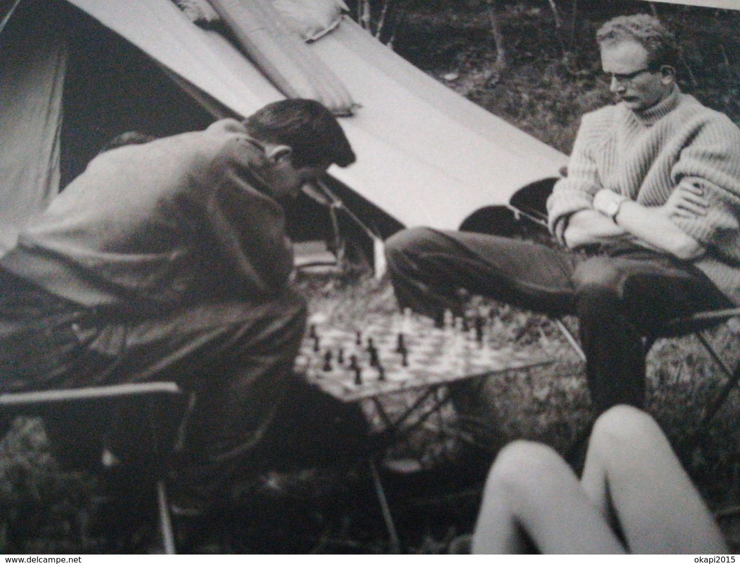 GROUPE DE PERSONNES DU CERCLE JULIEN NAESSENS BUDO arts martiaux CAMP ACHOUFFE BELGIQUE 80 PHOTOS ORIGINALES ANNÉE 1962