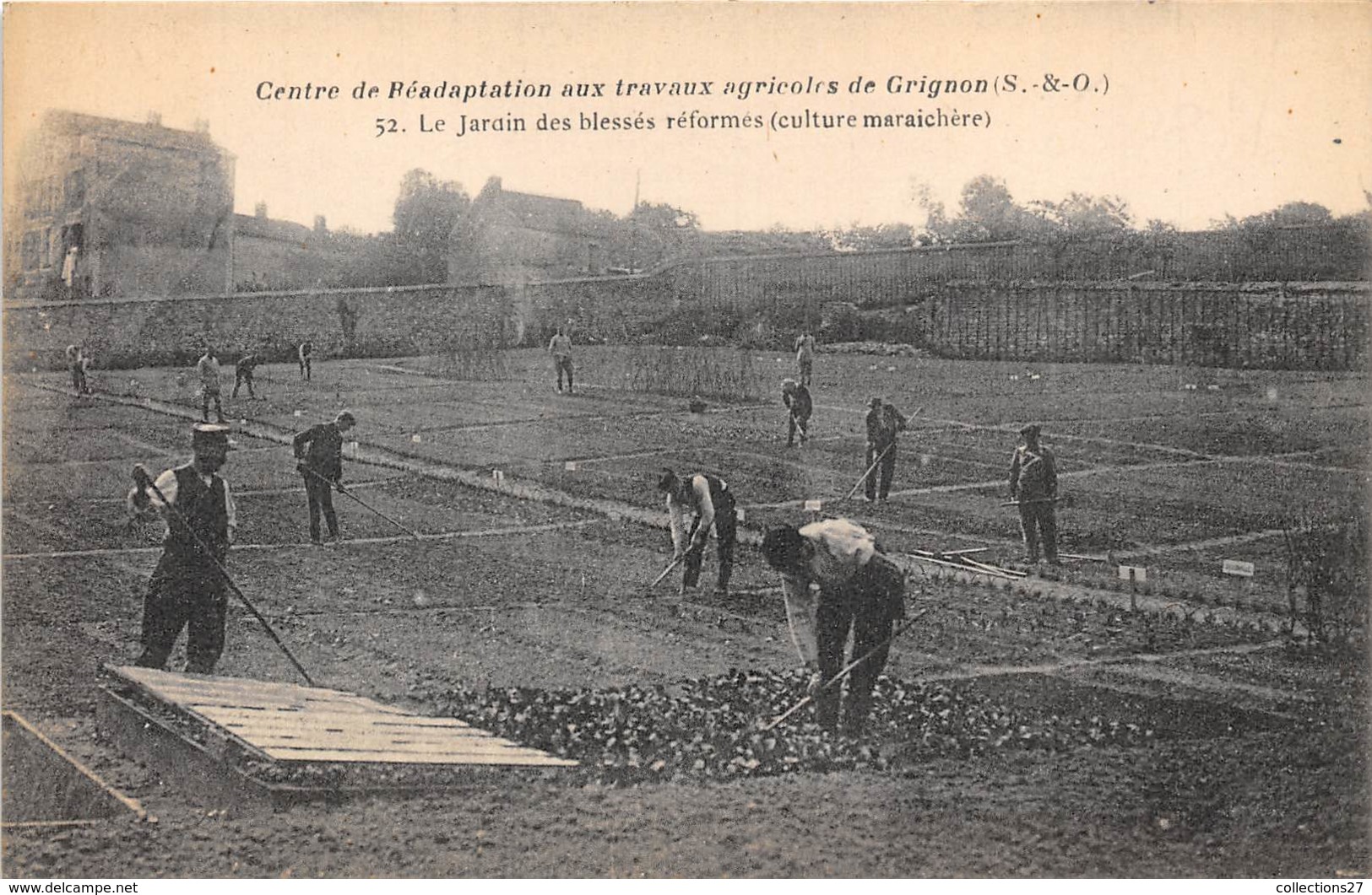 78-GRIGNON- ECOLE NATIONALE D'AGRICULTURE- LE JARDIN DES BLESSES REFORMES - Grignon