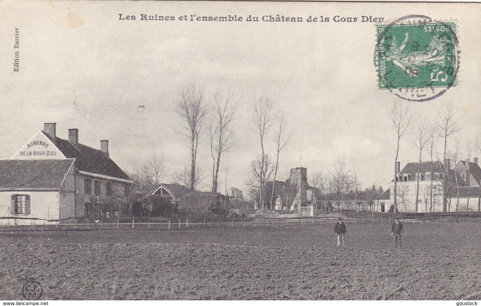 Loiret - Les Ruines Et L'ensemble Du Château De La Cour Dieu - Altri & Non Classificati