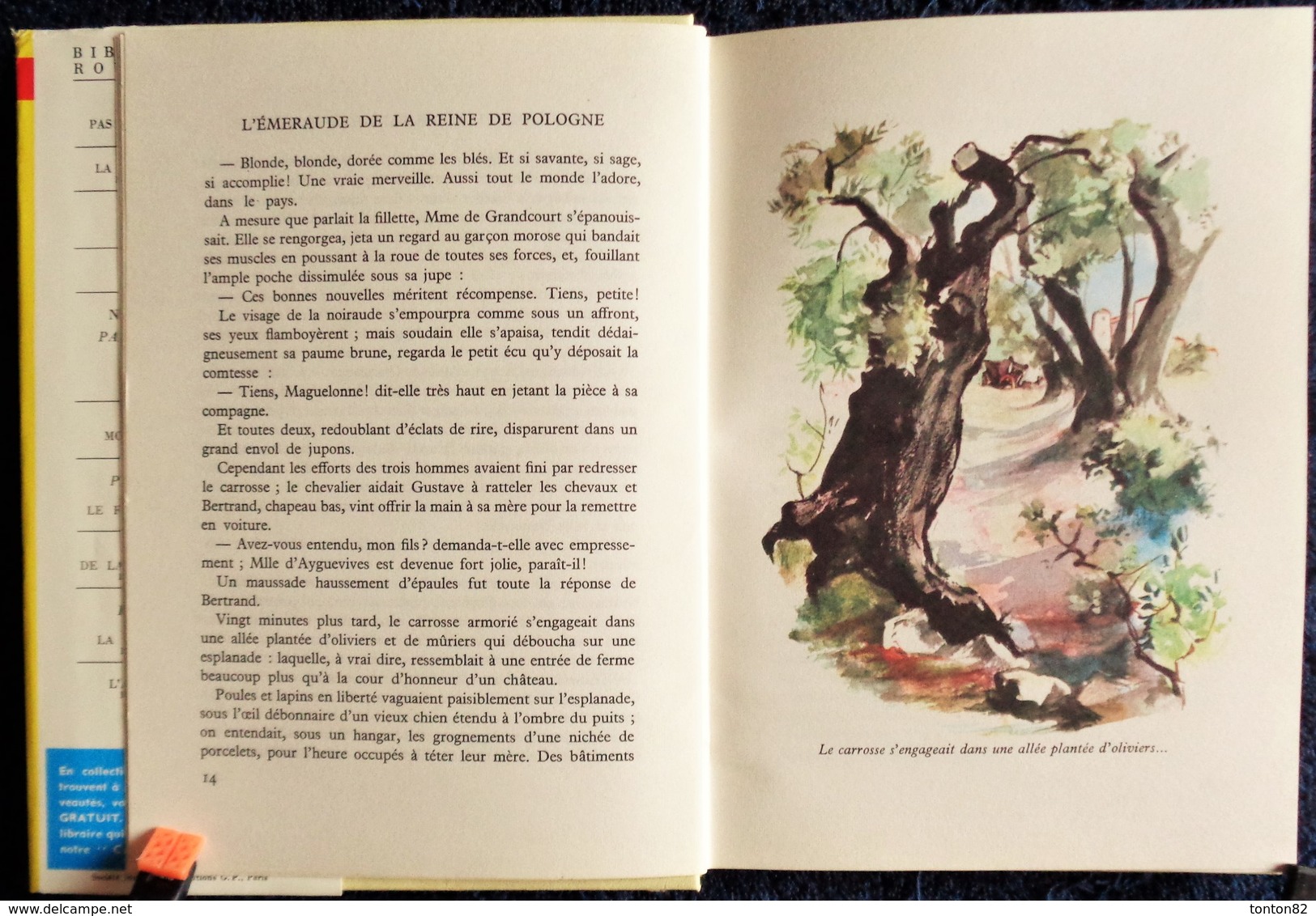 Anne Clairac - La Robe D'Émeraude - Bibliothèque Rouge Et Or N° 637 - ( 1963 ) . - Bibliotheque Rouge Et Or