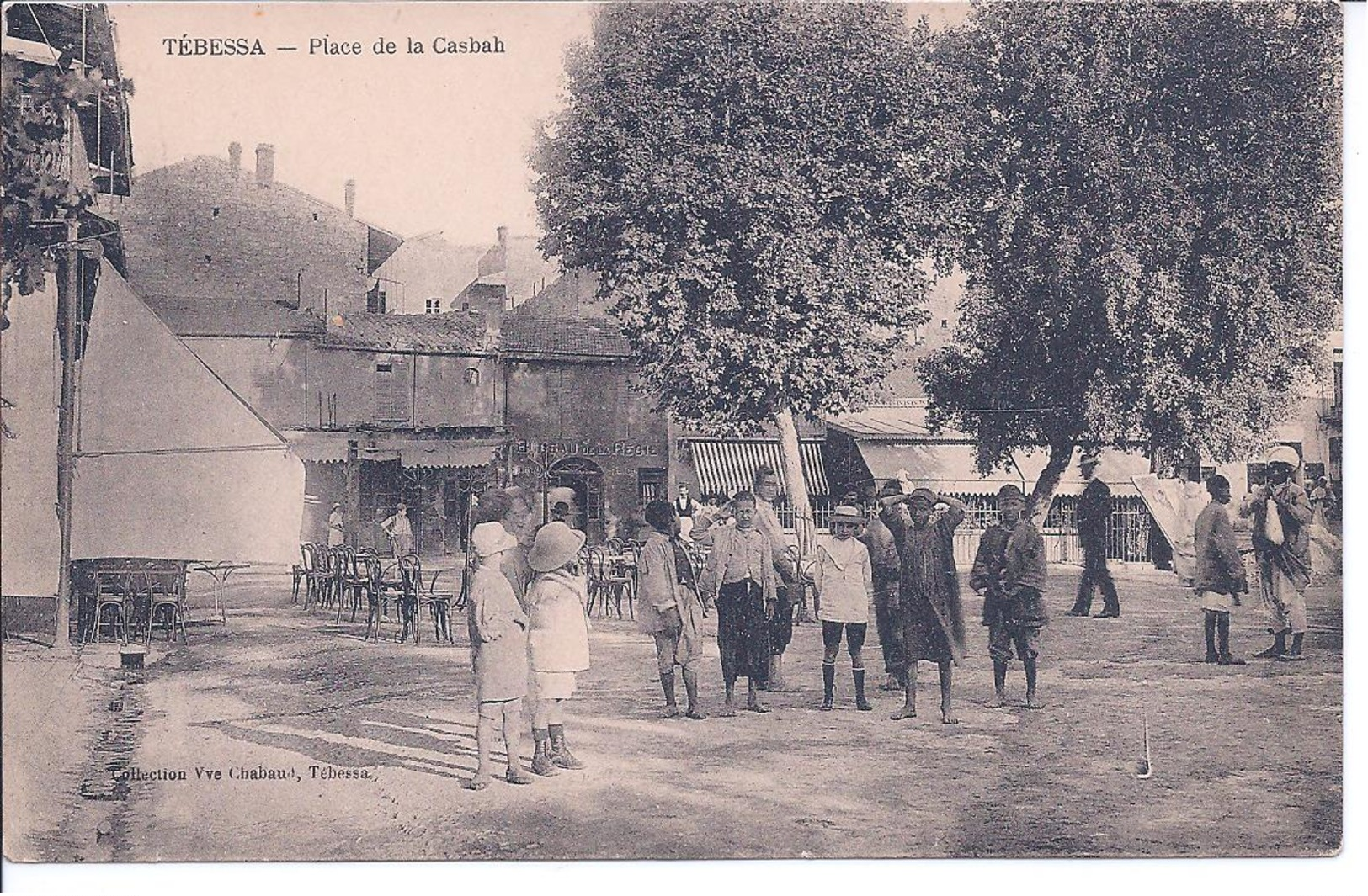 CPA - TEBESSA - Place De La Casbah - Belle Animation - Tébessa