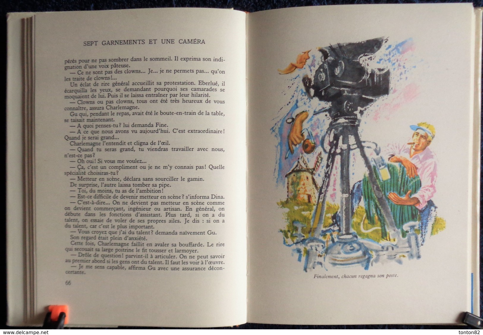 René Garrus - Sept garnements et une caméra - Rouge et Or Souveraine n° 625 - ( 1962 ) .