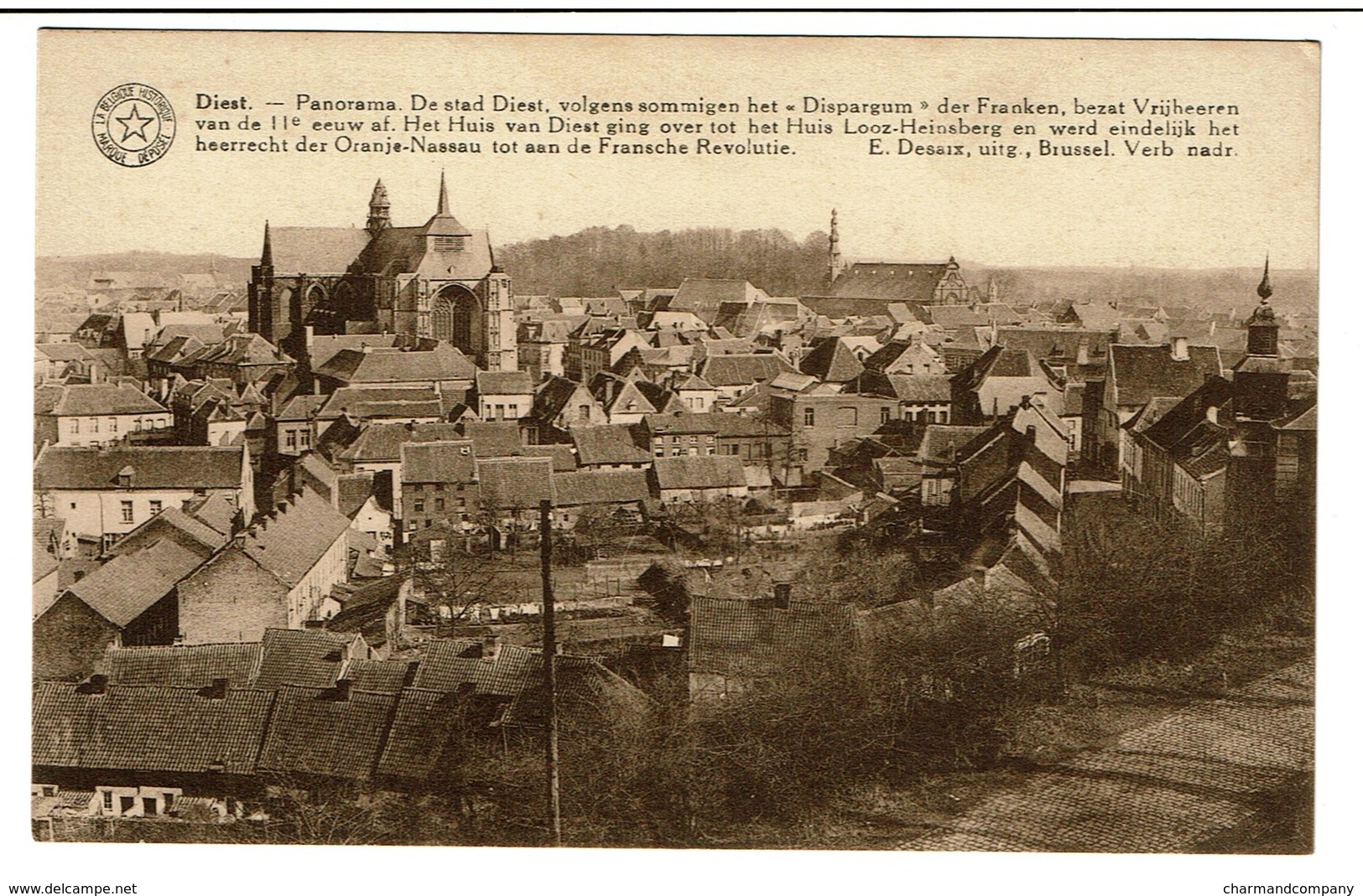 Diest - Panorama - Uitg. Ad. Hermans-Uten - 2 Scans - Diest