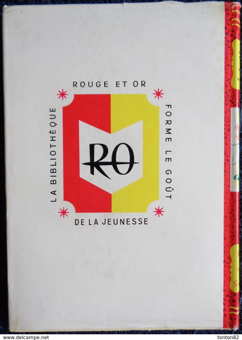 Michèle Arnéguy - Roseline Et Le Nain Vert - Bibliothèque Rouge Et Or Souveraine - ( 1957 ) . - Bibliothèque Rouge Et Or