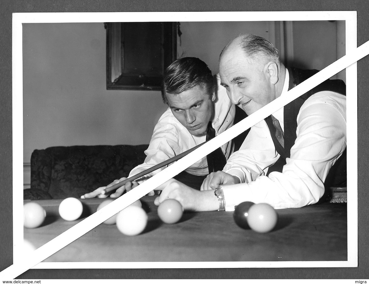 Photo Presse Farabola  - 1963 -  CANTANTE SINGER ADAM FAITH - SYDNEY LEE - BILIARDO - BILLARD - BILLIARDS - Sport