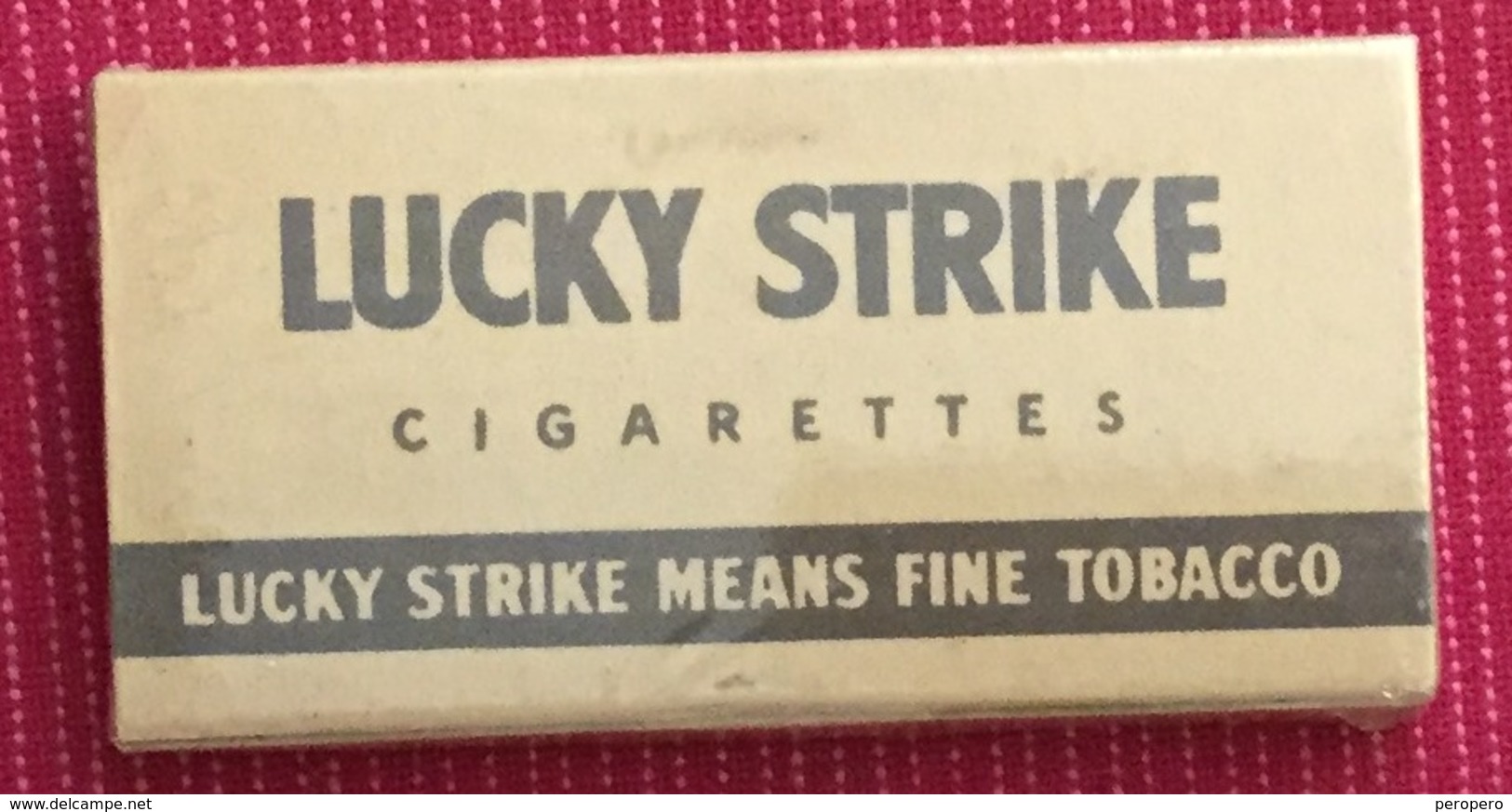 FULL    TOBACCO  BOX    CIGARETTES  LUCKY STRIKE - Contenitori Di Tabacco (vuoti)