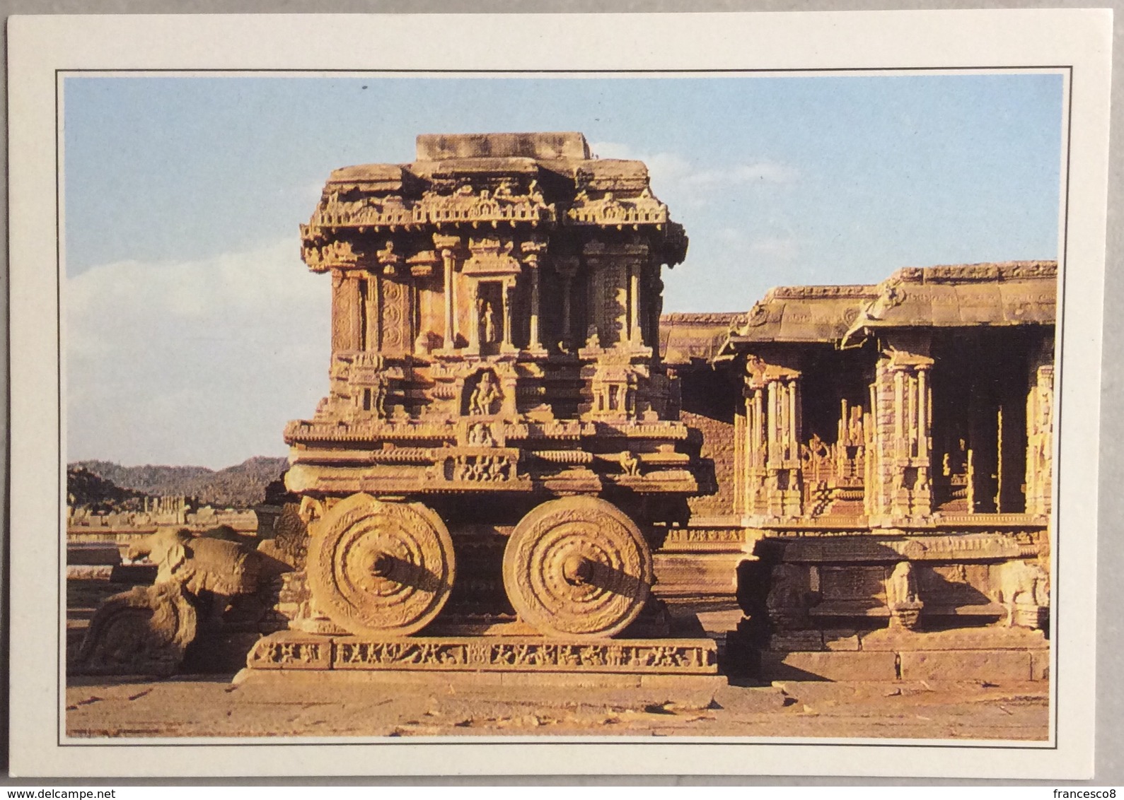 Inde Hampi The Temple Of Vitthala INDIA Photo SUZANNE HELD - Inde