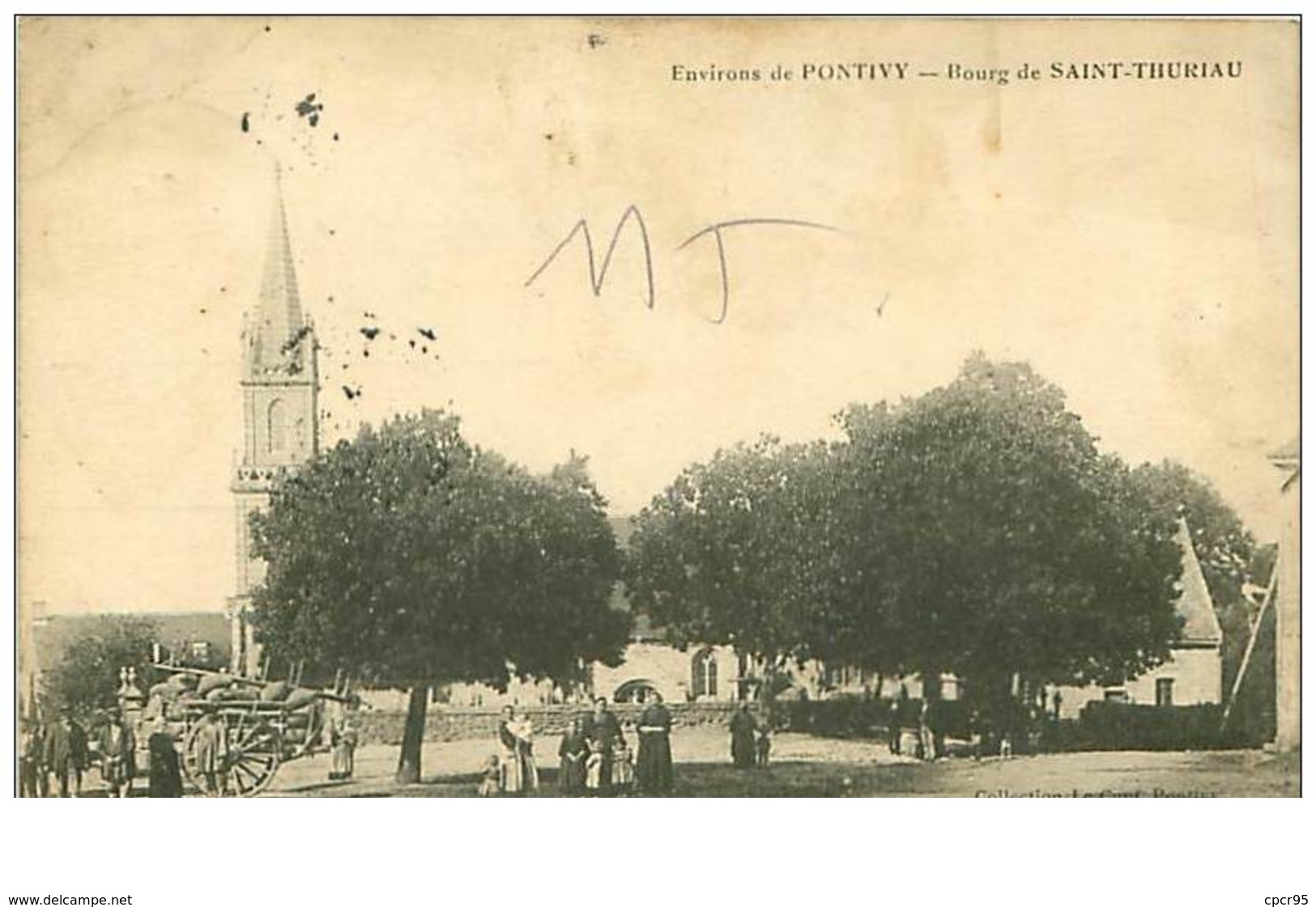 56.SAINT-THURIAU.N°3839.BOURG.ENVIRONS DE PONTIVY.TACHES - Autres & Non Classés