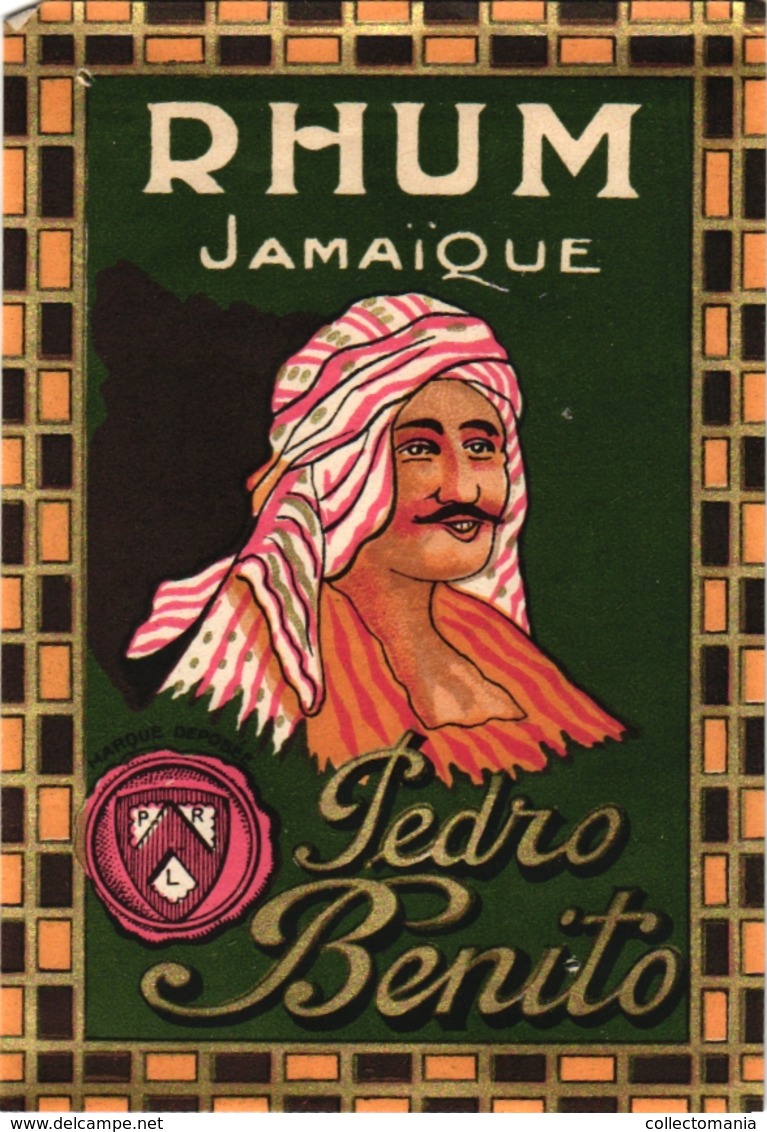 7 Etiquettes RHUM  Pedro Benito Jamaïque Bobby Rhum Grand Arôme - Rum