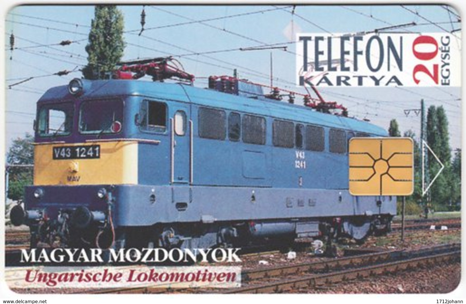 HUNGARY E-810 Chip Matav - Traffic, Locomotive - Used - Hongrie