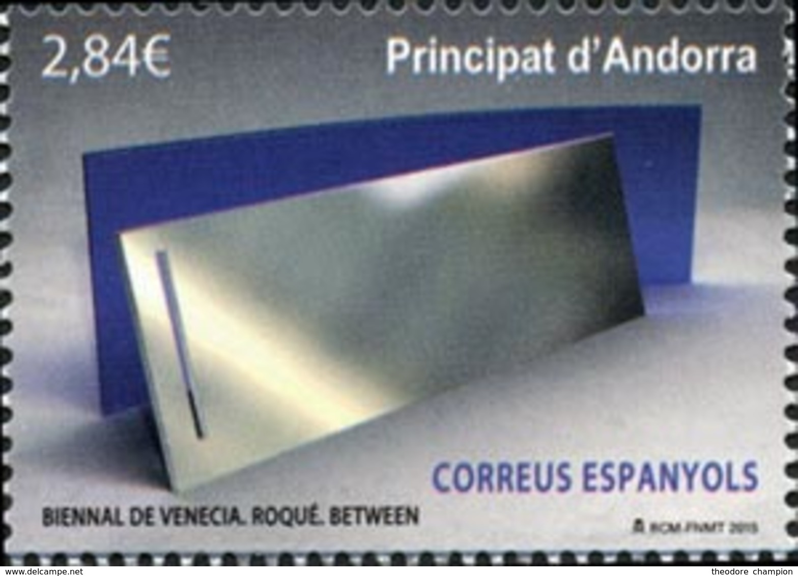 ANDORRE ESPAGNOL Biennale De Venise-Art-1v 2015 Neuf ** MNH - Neufs