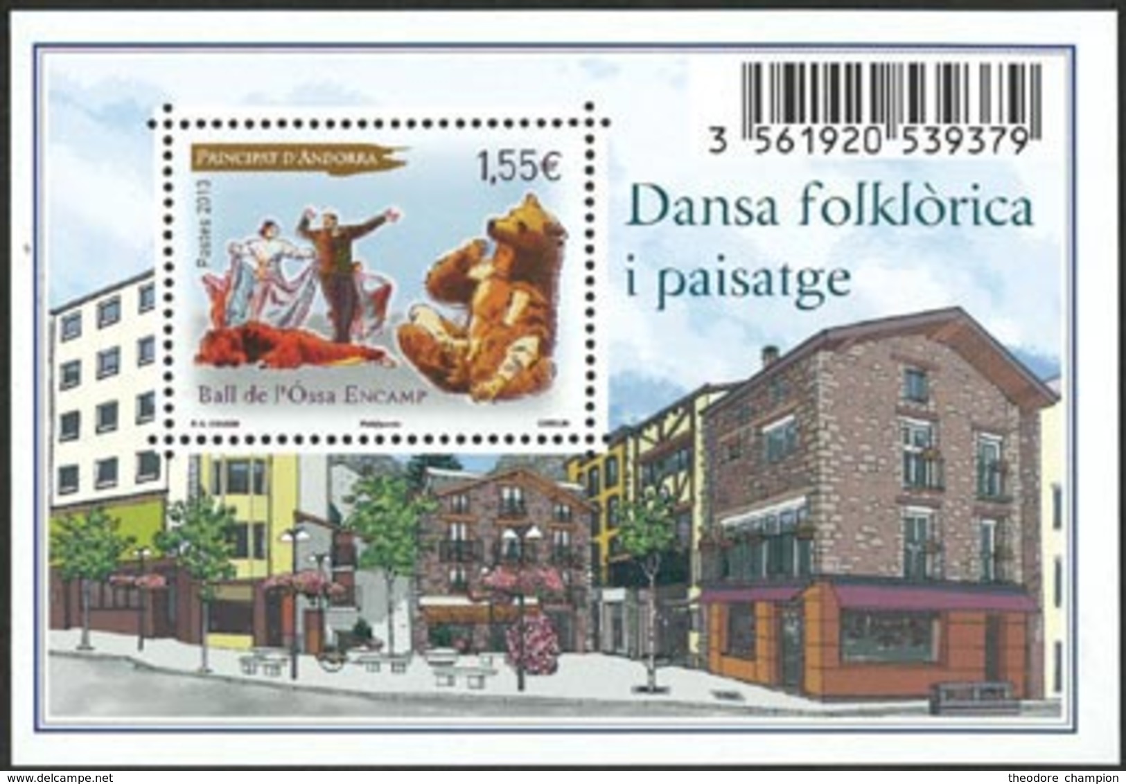 ANDORRE FRANCAIS Bloc Danse Ball De L'Ossa 2013 Neuf ** MNH - Blocks & Sheetlets