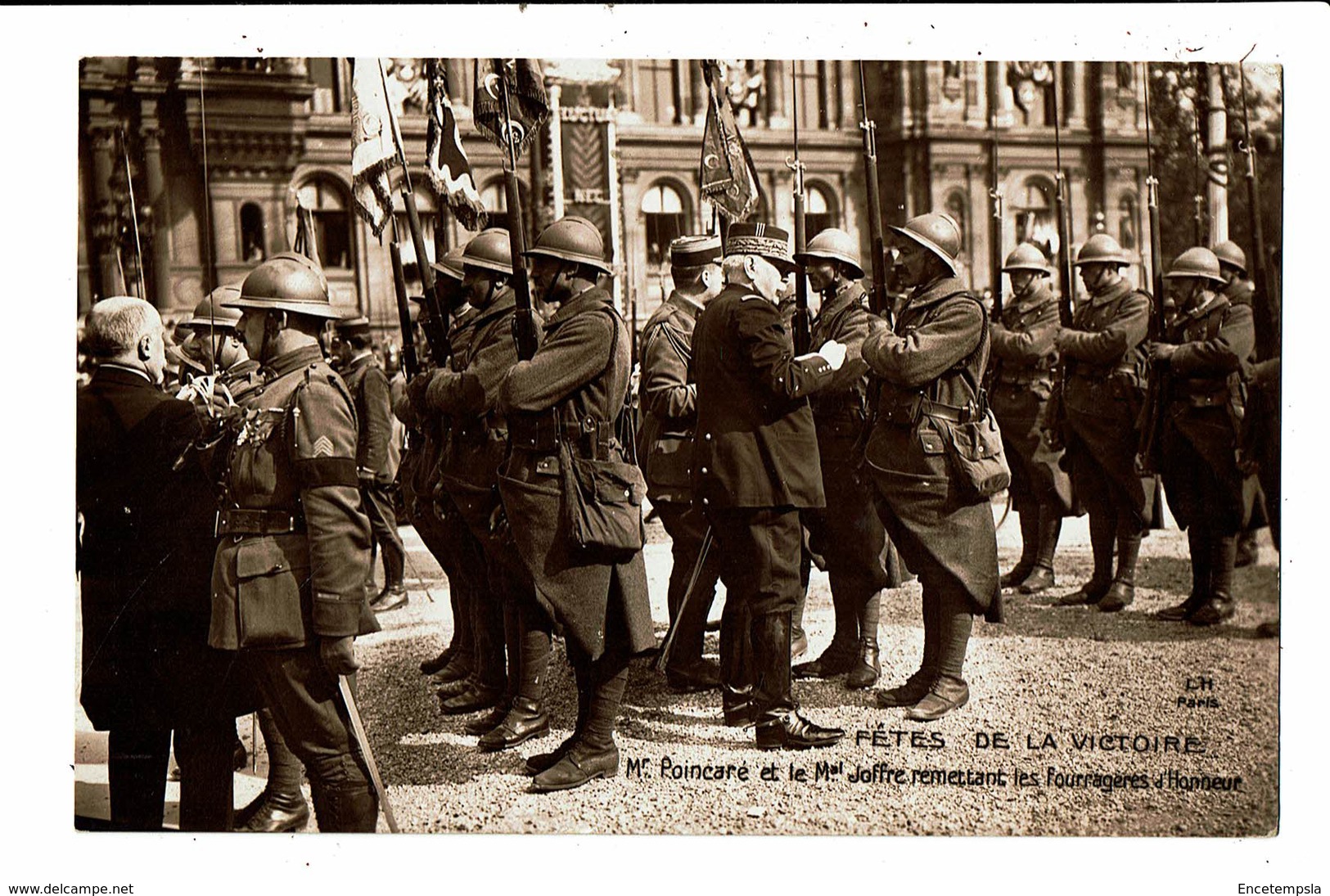 CPA- Carte Postale - FRANCE - Paris-Fête De La Victoire Mr Poincaré Et Le Maréchal Joffre  1919 - VM5073 - Altri & Non Classificati