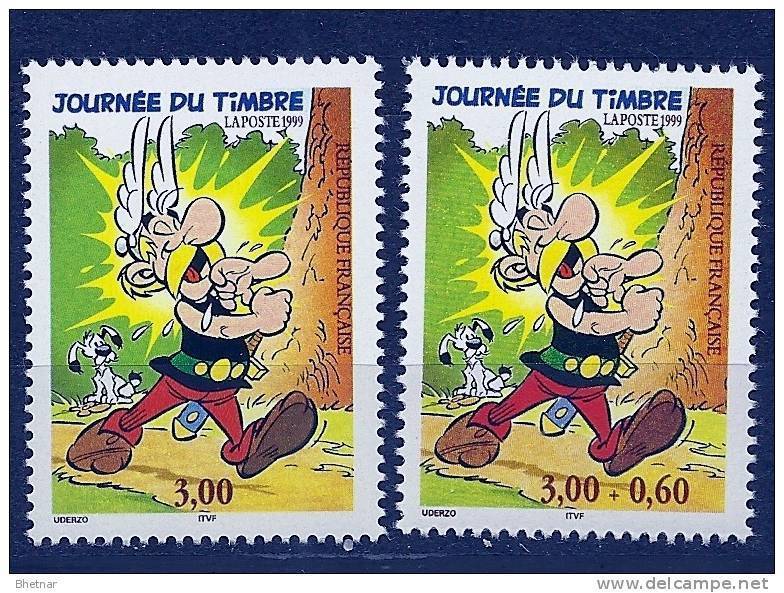 FR YT 3225 & 3226 " Journée Du Timbre, Astérix " 1999 Neuf** - Unused Stamps