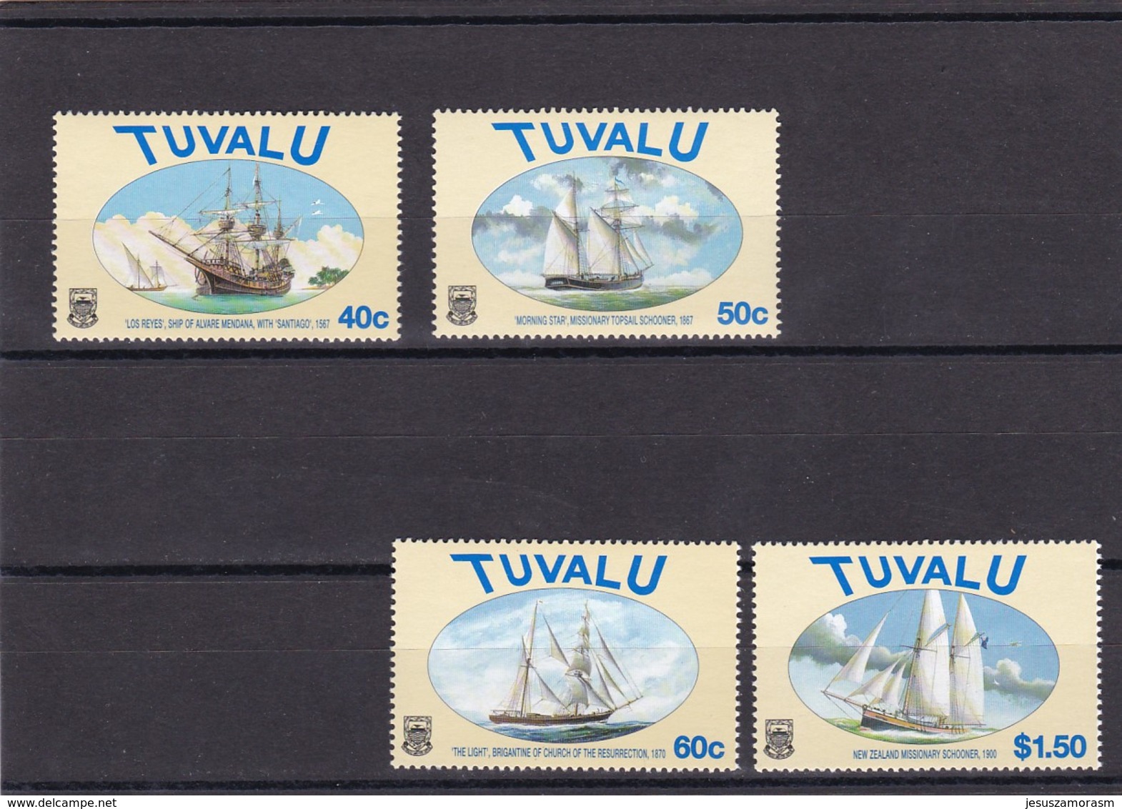 Tuvalu Nº 744 Al 747 - Tuvalu