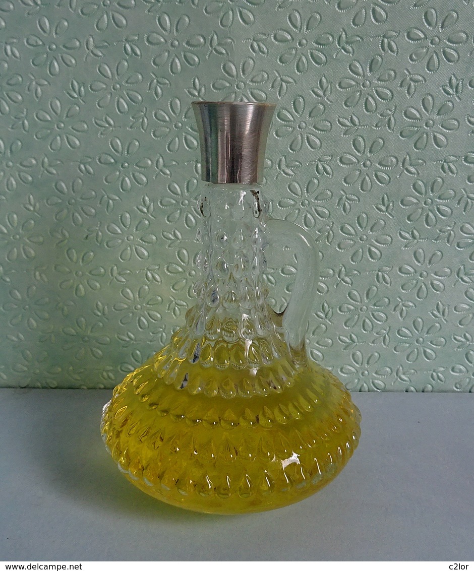 Ancien Flacon Avec Bouchon En Forme De CARAFE Eau De Cologne VIDE/EMPTY - Bottles (empty)