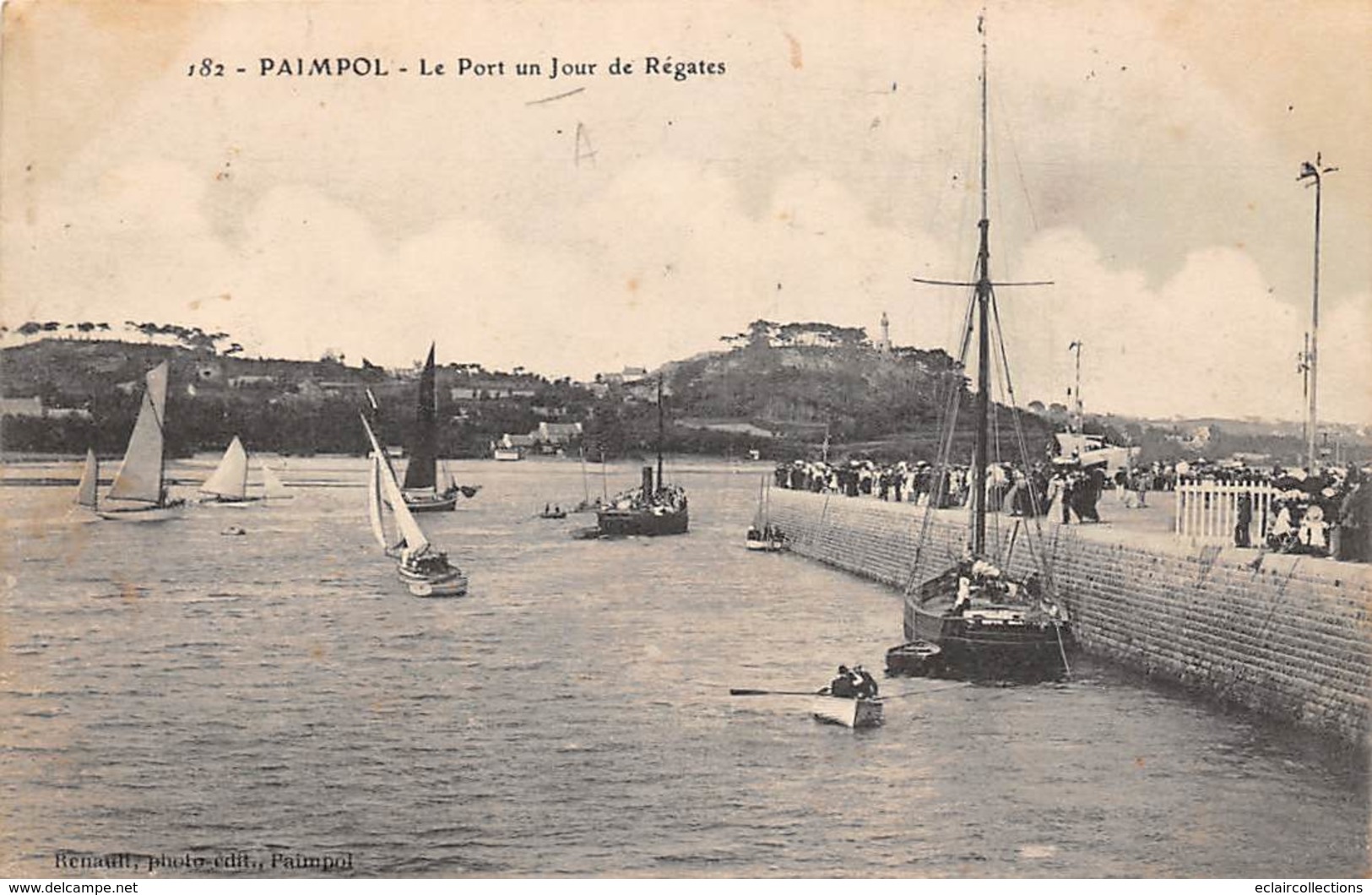 Paimpol       22      Le Port.Un Jour De Régates            (voir Scan) - Paimpol