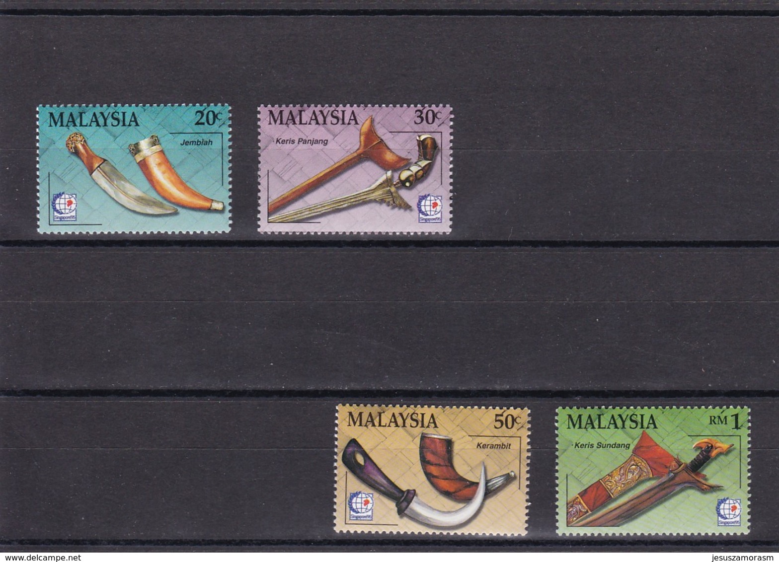 Malasia Nº 571 Al 574 - Malasia (1964-...)