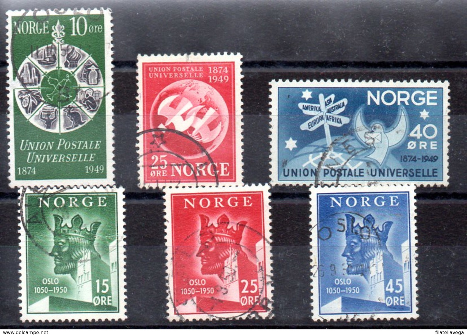 Series De Noruega N ºYvert 314/16+317/19 O Valor Catálogo 4.5€ OFERTA (OFFER) - Usados