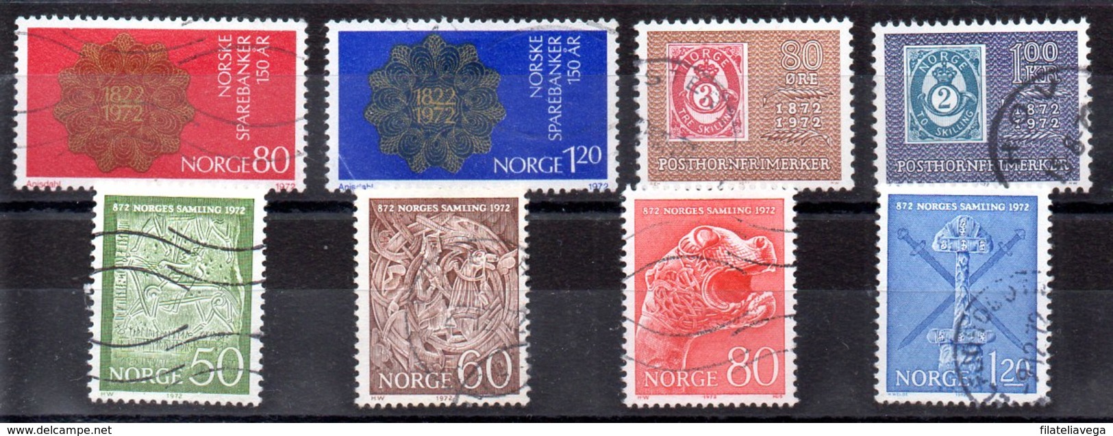 Series De Noruega N ºYvert 594 A 601 O Valor Catálogo 8.0€ OFERTA (OFFER) - Oblitérés