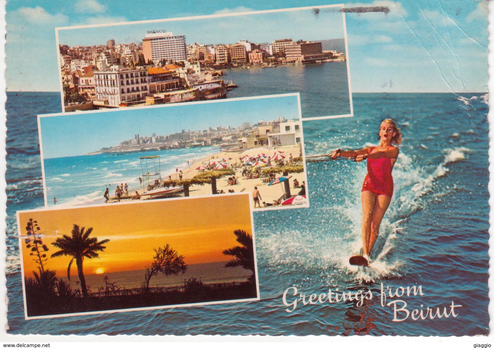 °°° 13505 - LIBAN - GREETINGS FROM BEIRUT - 1967 With Stamps °°° - Libano