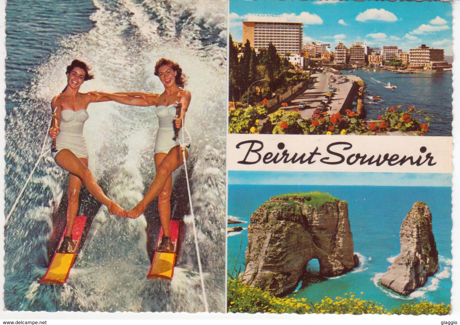 °°° 13508 - LIBAN - BEIRUT SOUVENIR - 1967 With Stamps °°° - Libano
