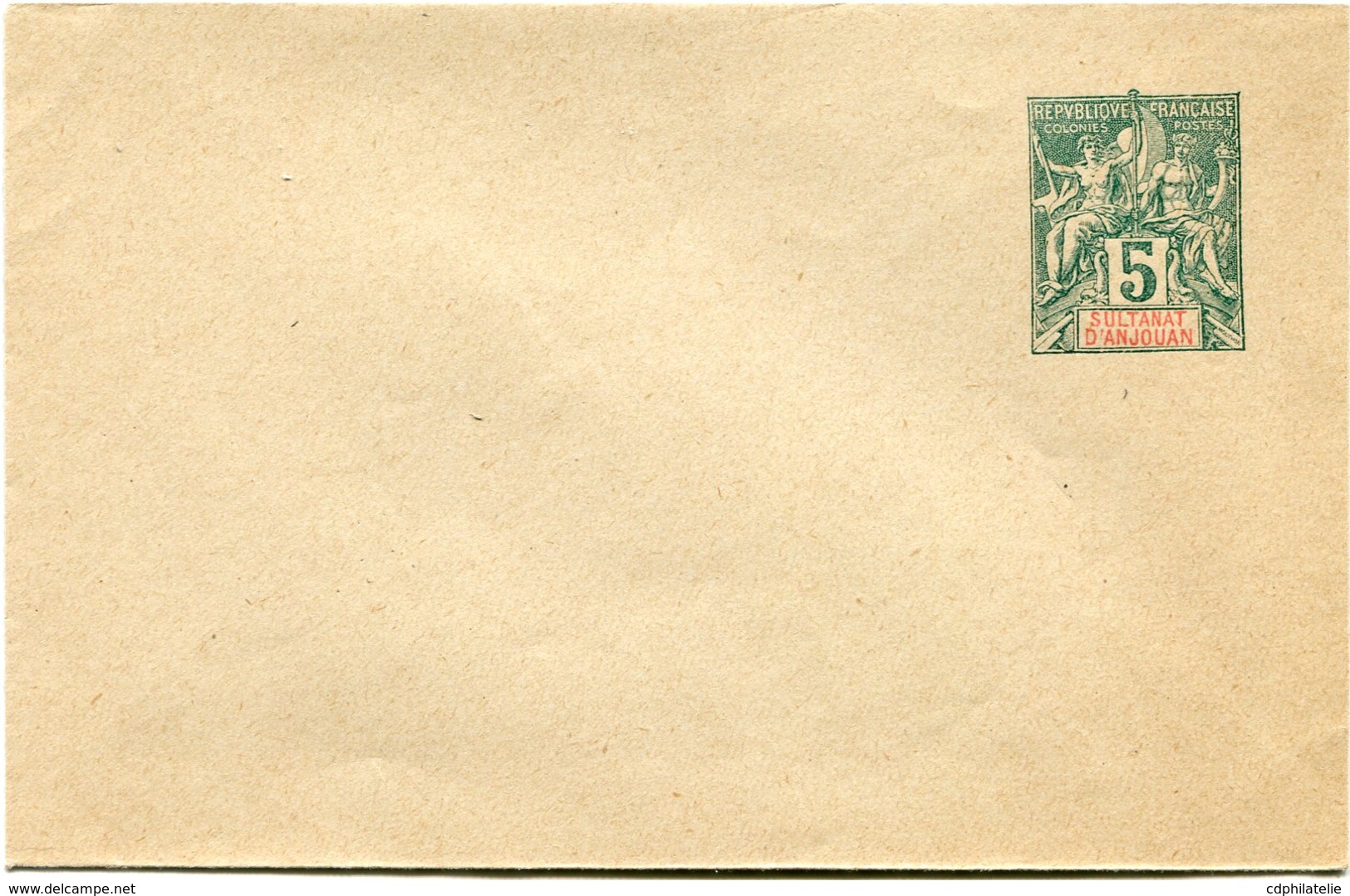 ANJOUAN ENTIER POSTAL NEUF - Briefe U. Dokumente