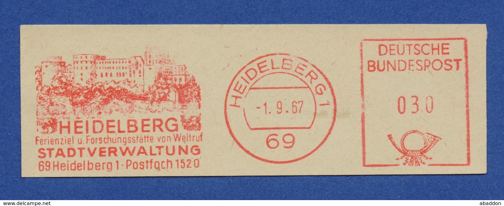 BRD AFS - HEIDELBERG, Stadtverwaltung 1967 - Kastelen