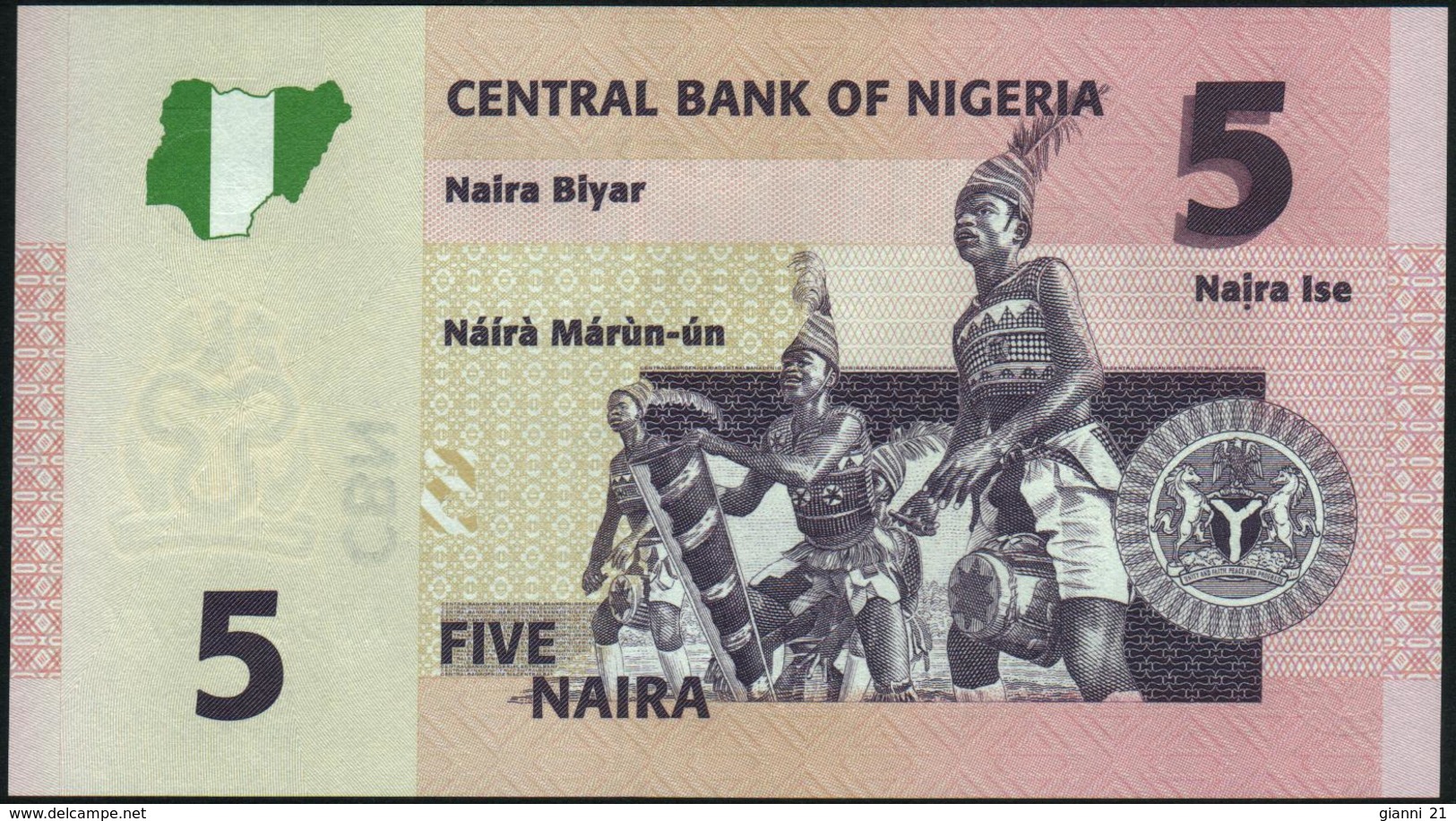 NIGERIA - 5 Naira 2006 UNC P.32 A - Nigeria