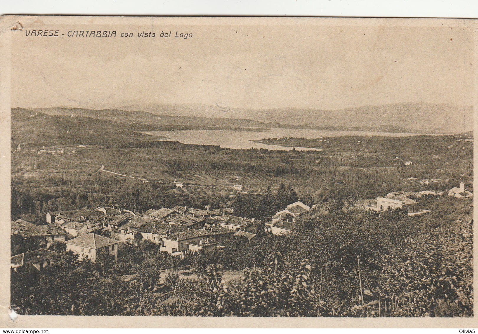 VARESE - CARTABBIA CON VISTA DEL LAGO - Varese