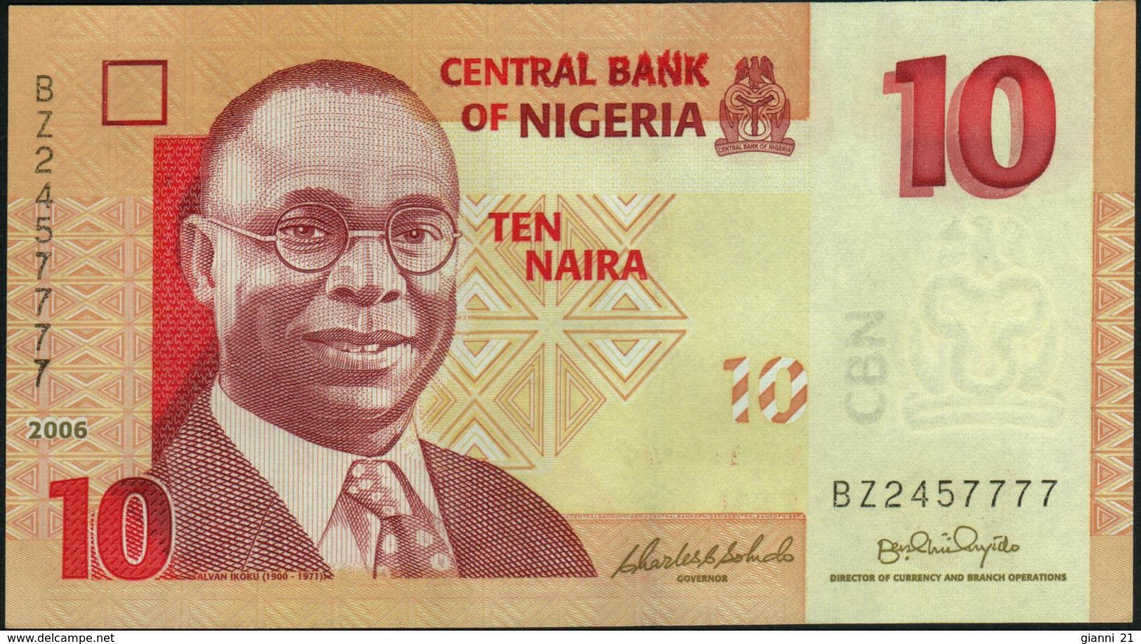 NIGERIA - 10 Naira 2006 UNC P.33 A - Nigeria