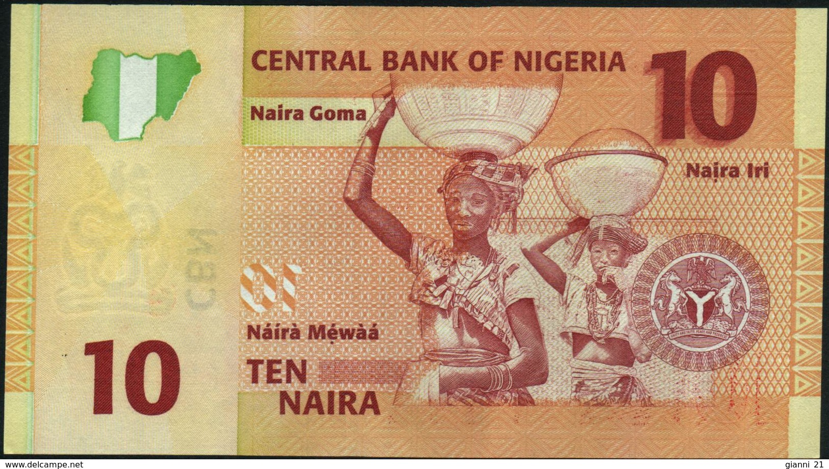 NIGERIA - 10 Naira 2006 UNC P.33 A - Nigeria