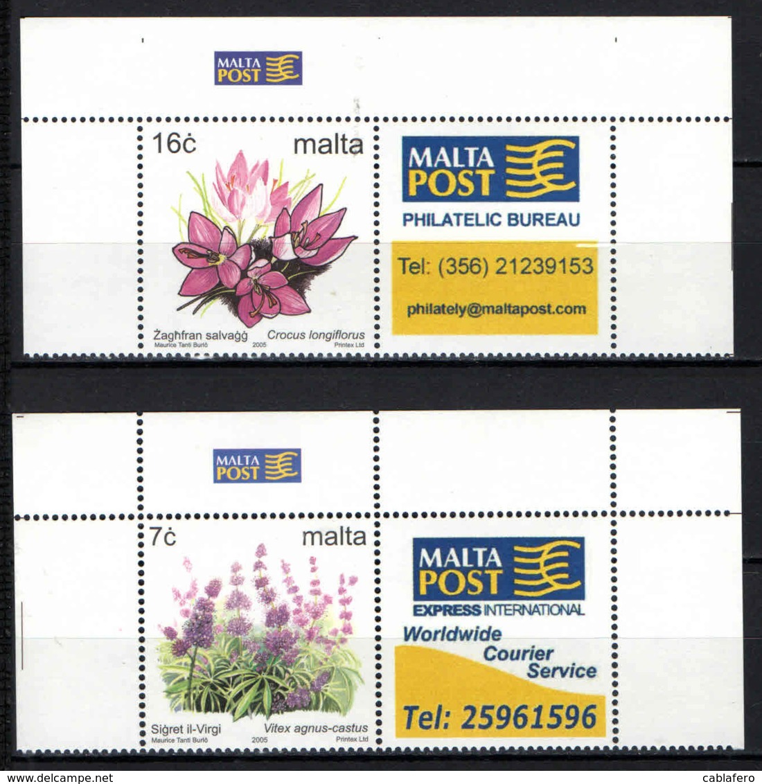 MALTA - 2005 - Flowers - MNH - Malta