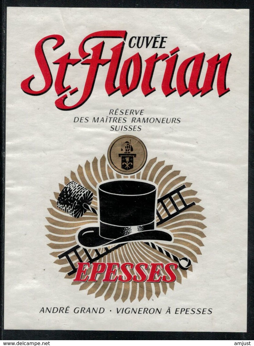 Etiquette De Vin // Epesses, Réserve Des Maîtres Ramoneurs Suisses - Professions