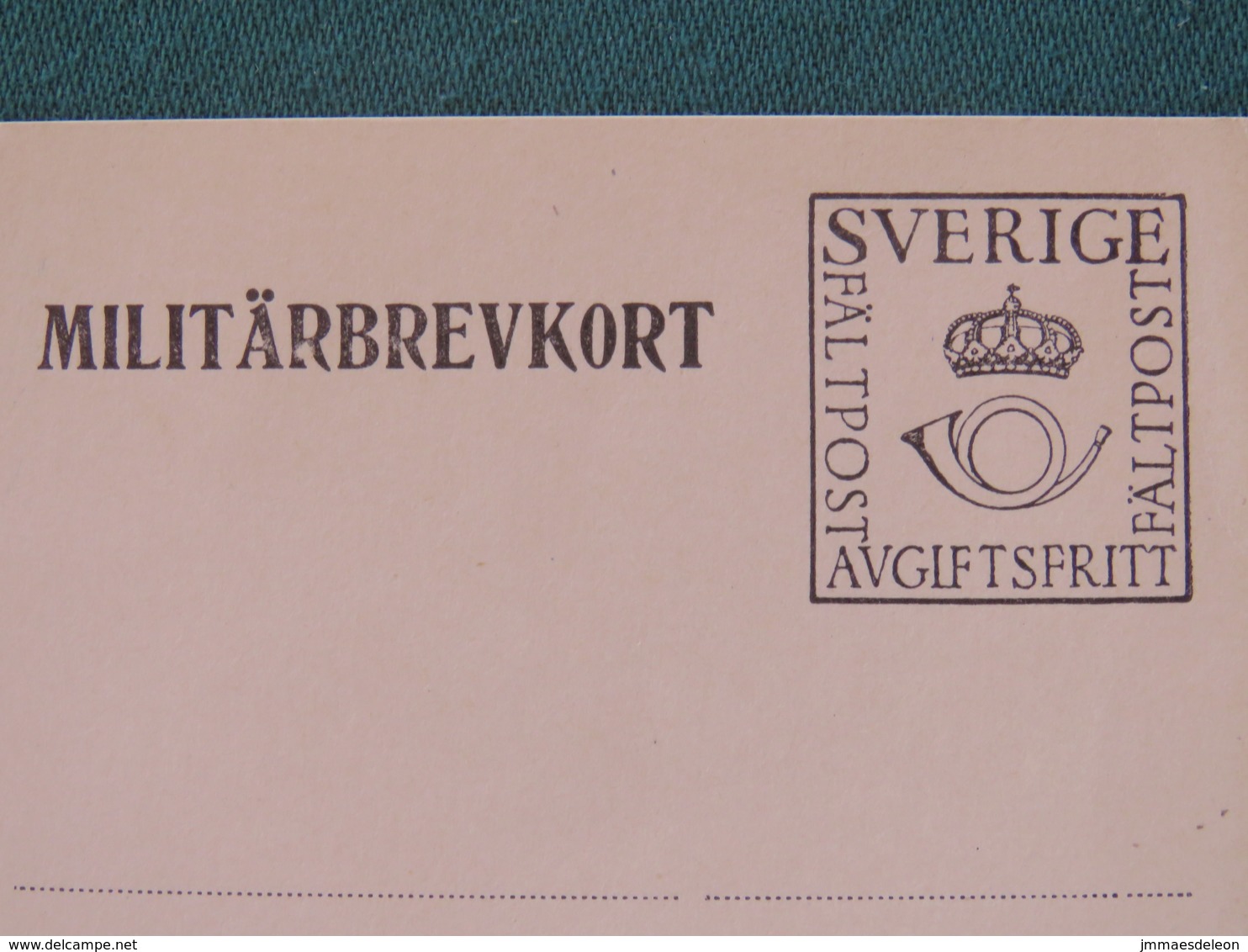 Sweden Around 1974 Military Army Unused Postcard - Militaire Zegels