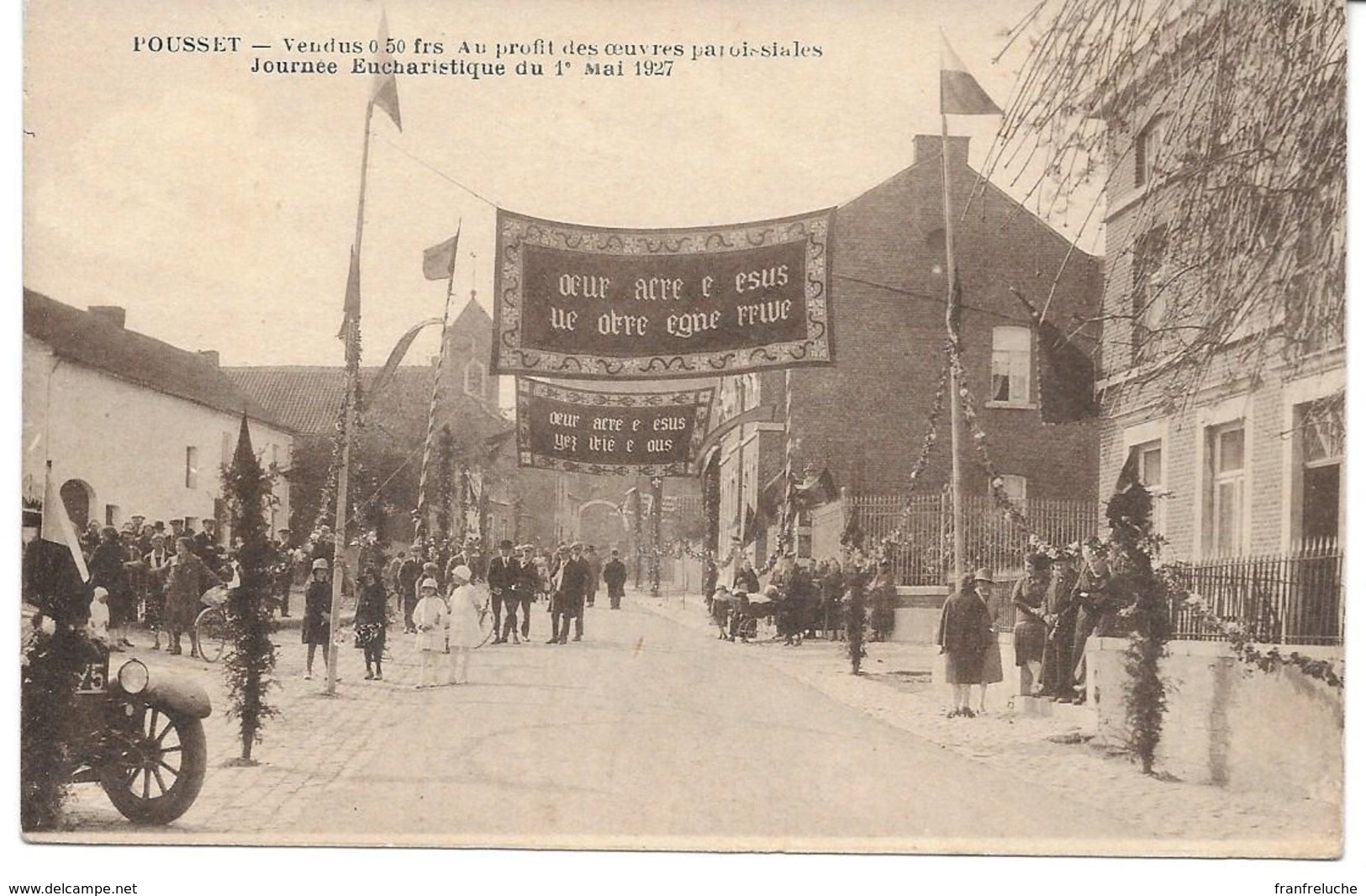 POUSSET (4350) Journée Eucharistique Du 1 Er Mai 1927 - Remicourt