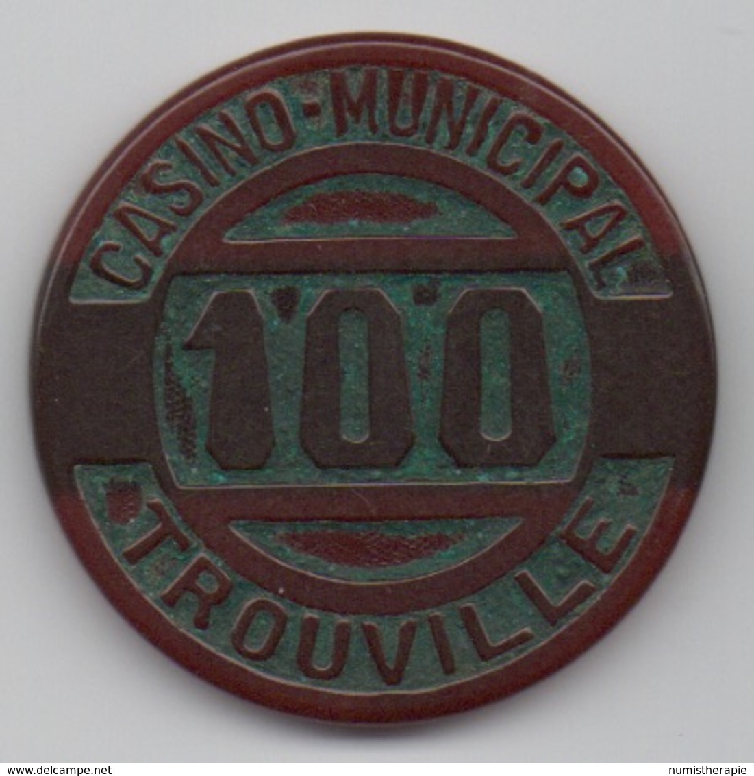 Casino Municipal Trouville 100 Anciens Francs - Casino