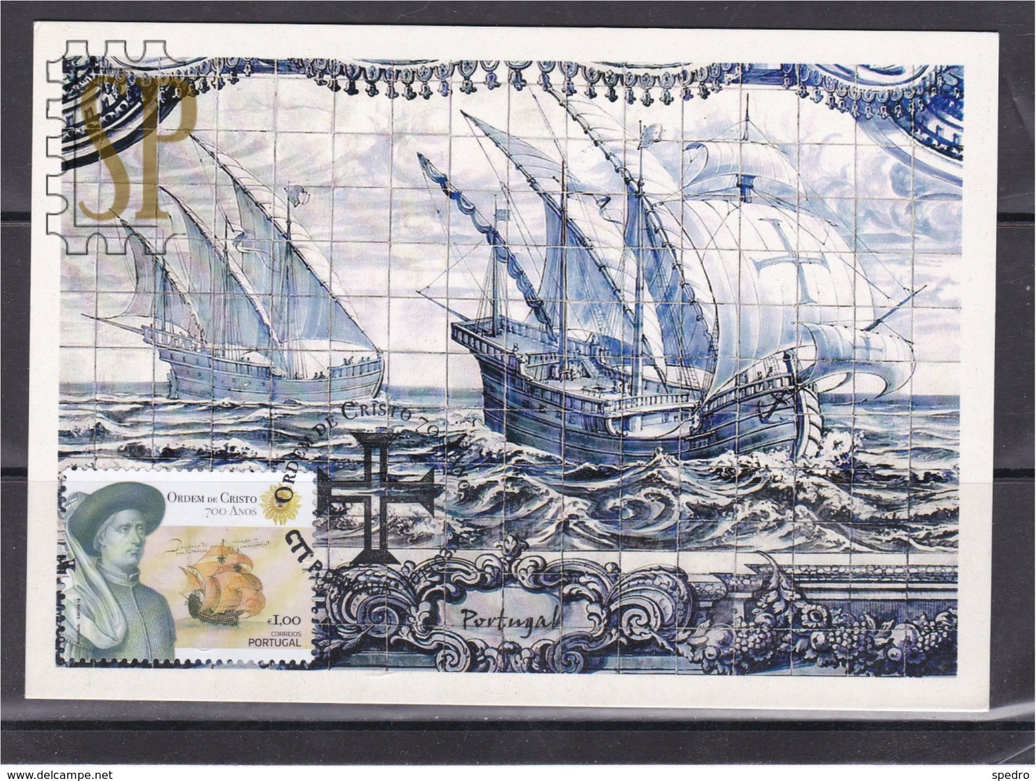 Portugal 2019 Caravela Postal Máximo Maxicard Maximum Ponta Delgada Nau Caravelle Bateaux Boat Boot - Barche