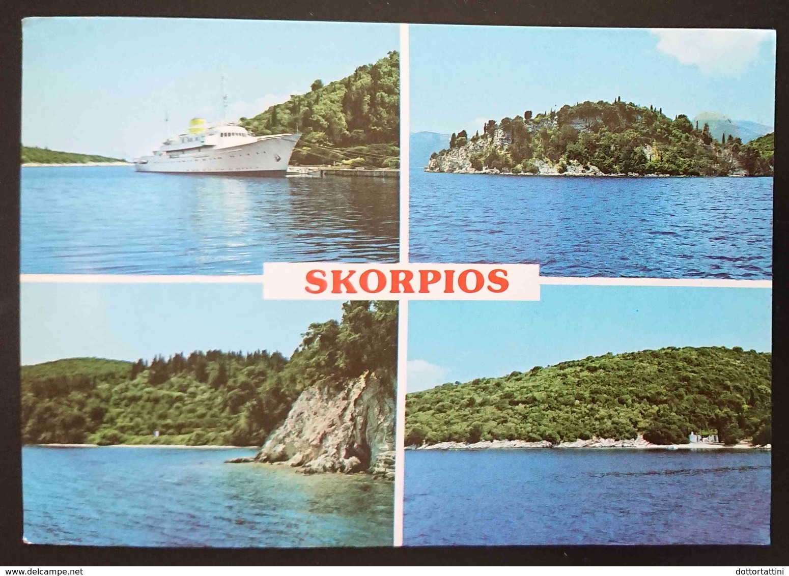 LEFKAS - SKORPIOS - Greece - Boat  Vg - Grecia