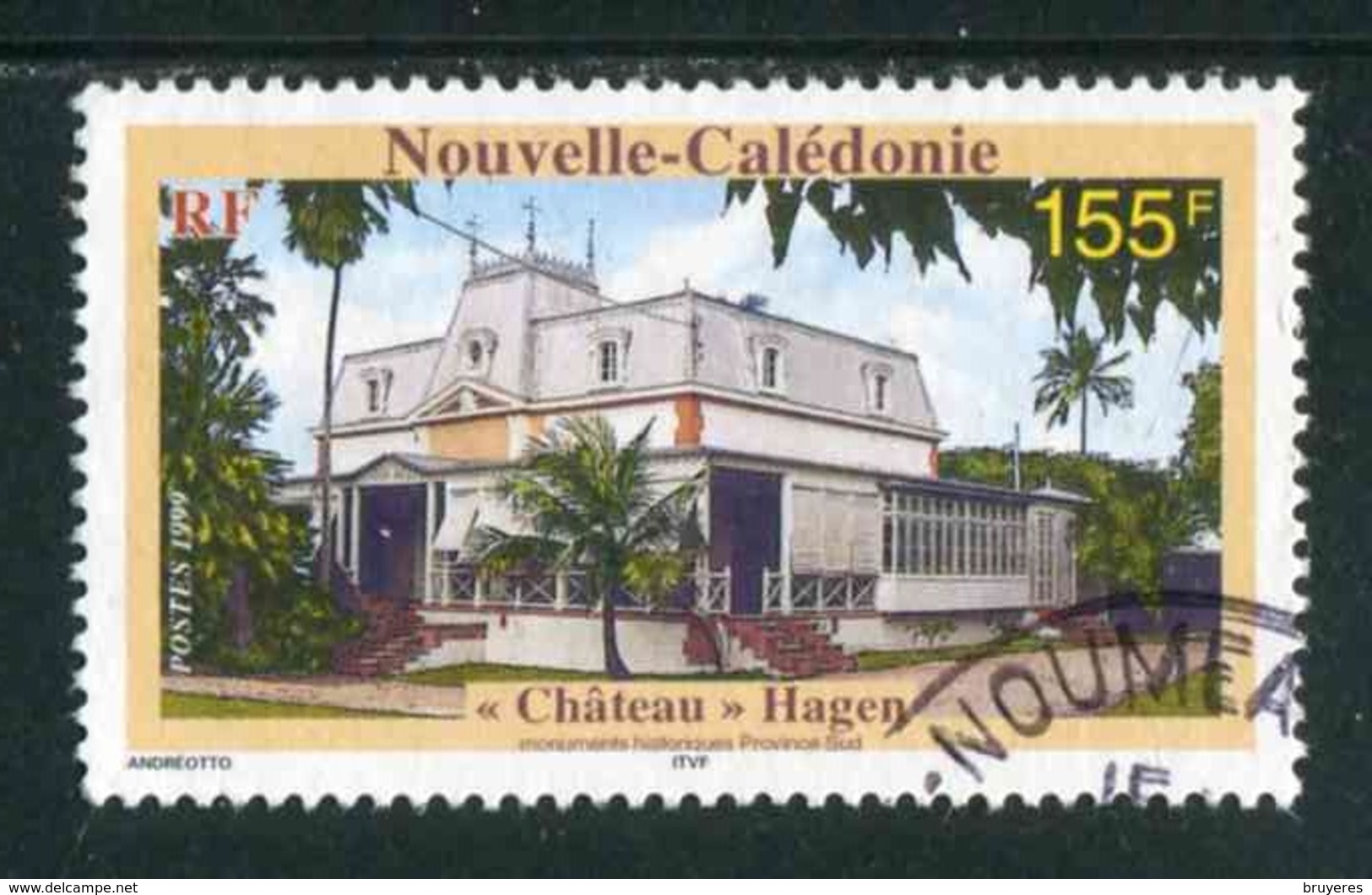 TIMBRE Oblit. De 1999 "155 F -  "Château" Hagen - Gebruikt