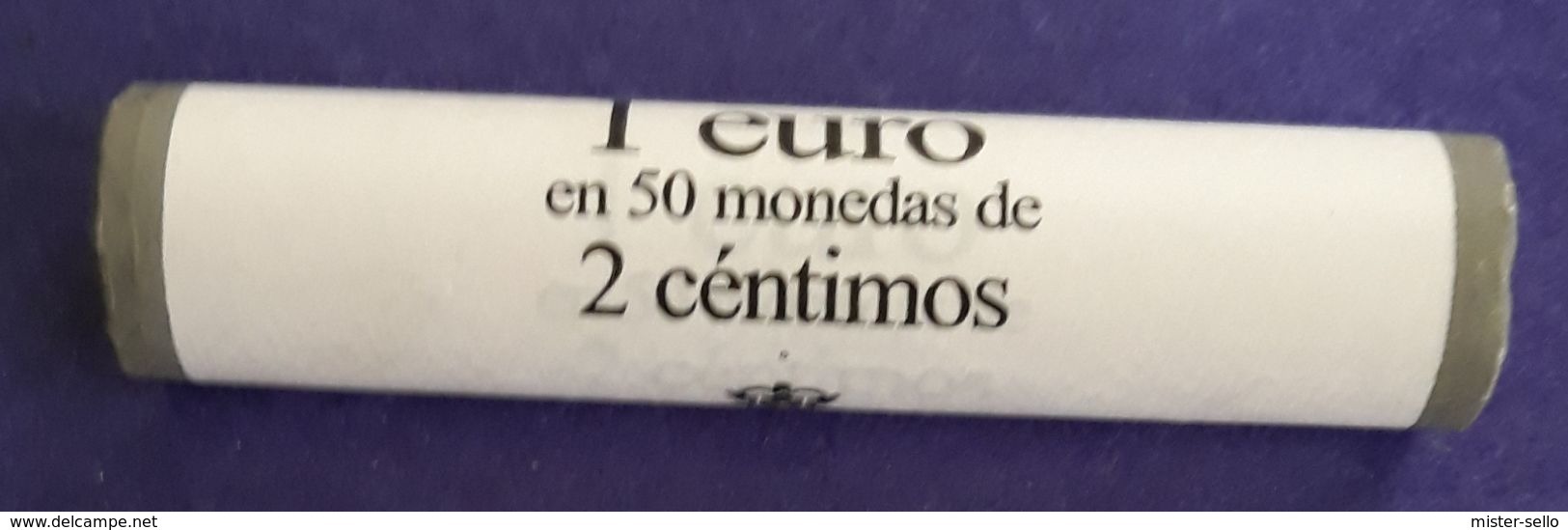 ESPAÑA 2015. CARTUCHO DE 2 CÉNTIMOS - 50 MONEDAS DE 0.02. - España