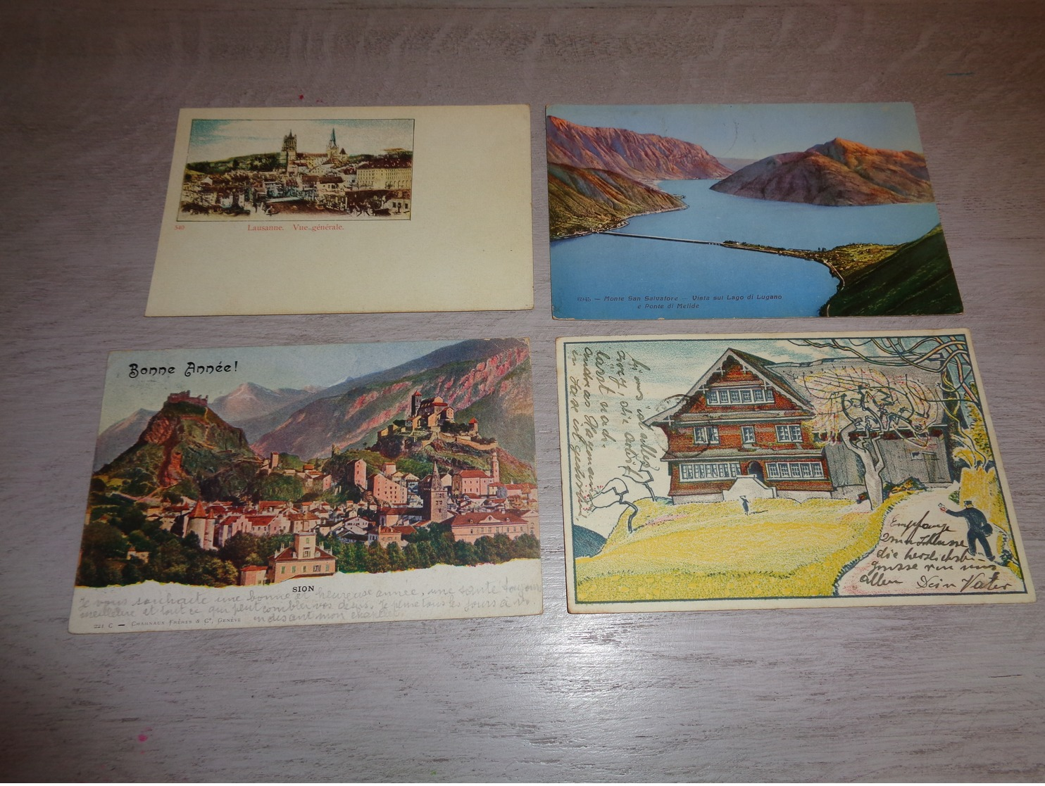 Beau lot de 60 cartes postales de Suisse    Mooi lot van 60 postkaarten van Zwitserland  Switserland  Svizzera  Sweiz