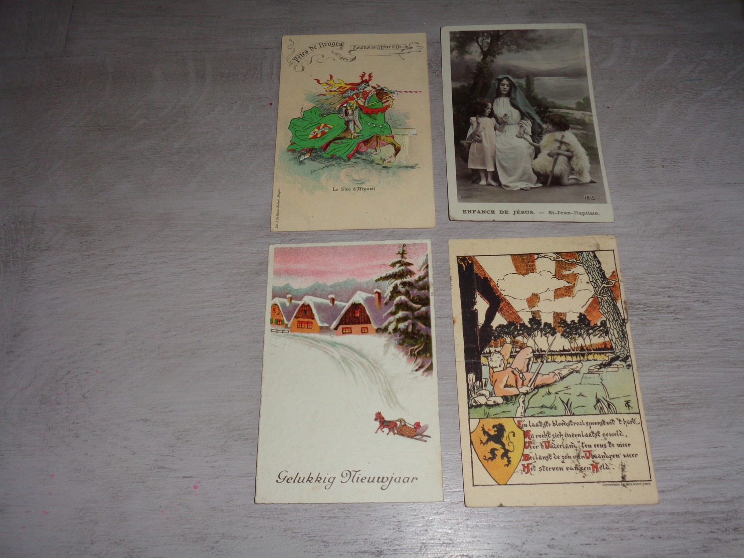 Beau Lot De 20 Cartes Postales De Fantaisie    Mooi Lot 20 Postkaarten Van Fantasie   -  20 Scans - 5 - 99 Karten