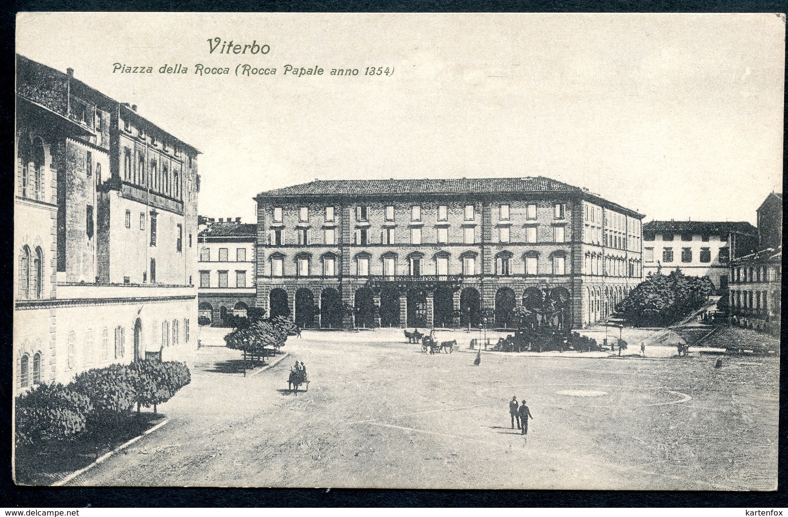 Viterbo, Um 1910, Piazza Della Rocca, Zeffirino Mattioli - Viterbo