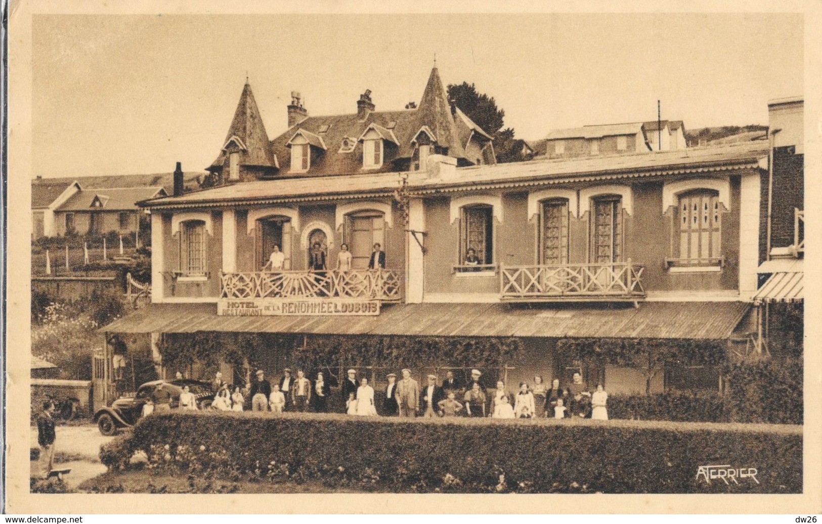 Hôtel Restaurant De La Renommée - H. Defontaine, Bois De Cise Par Ault (Somme) - Carte Terrier Non Circulée - Alberghi & Ristoranti