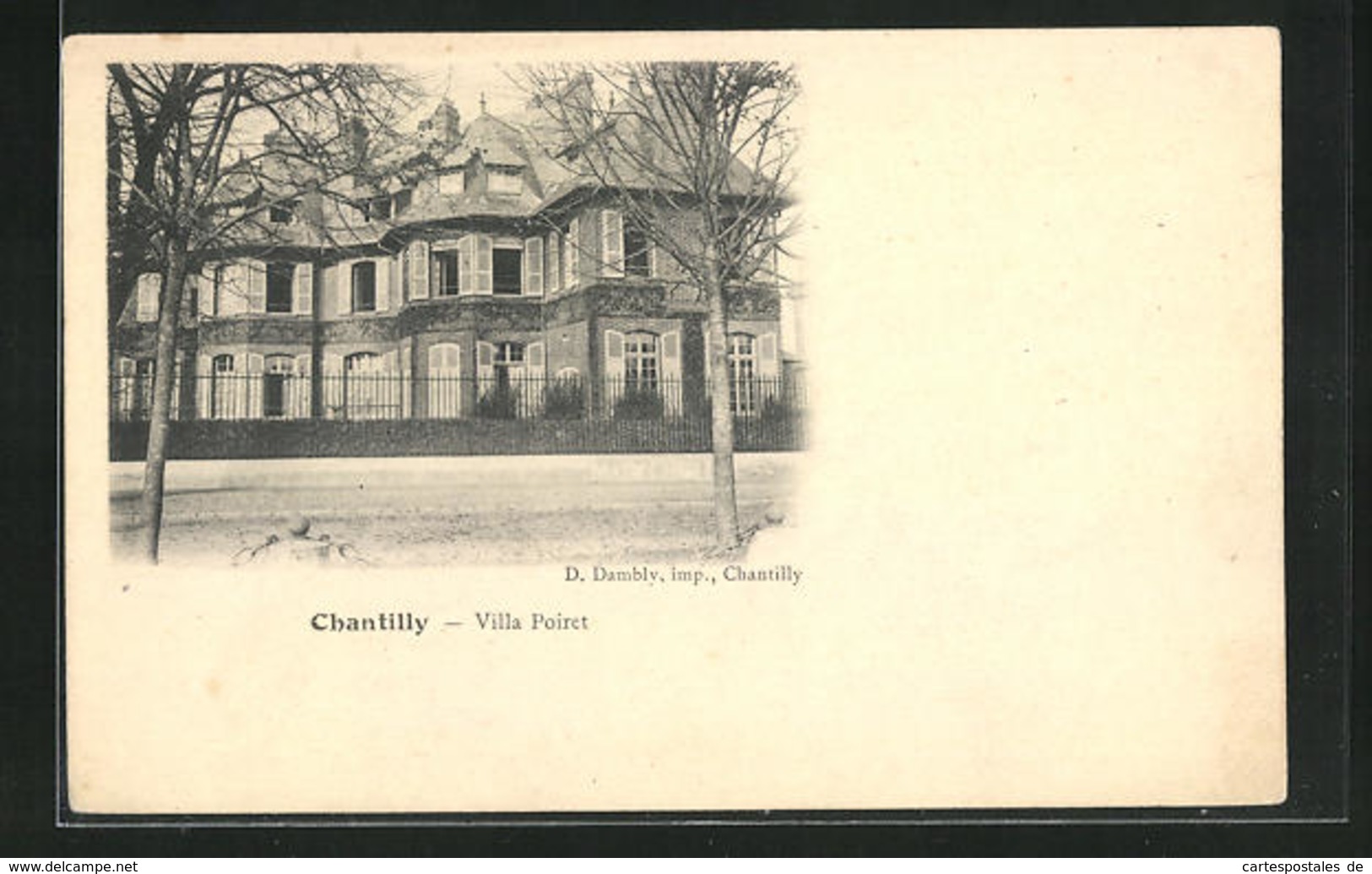 CPA Chantilly, Villa Poiret - Chantilly